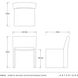 Veneto Charcoal Brown Outdoor Dining Chair