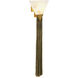 Riri 1 Light 11 inch White and Antique Brass ADA Sconce Wall Light