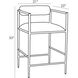 Barbana 33 inch Natural Counter Stool