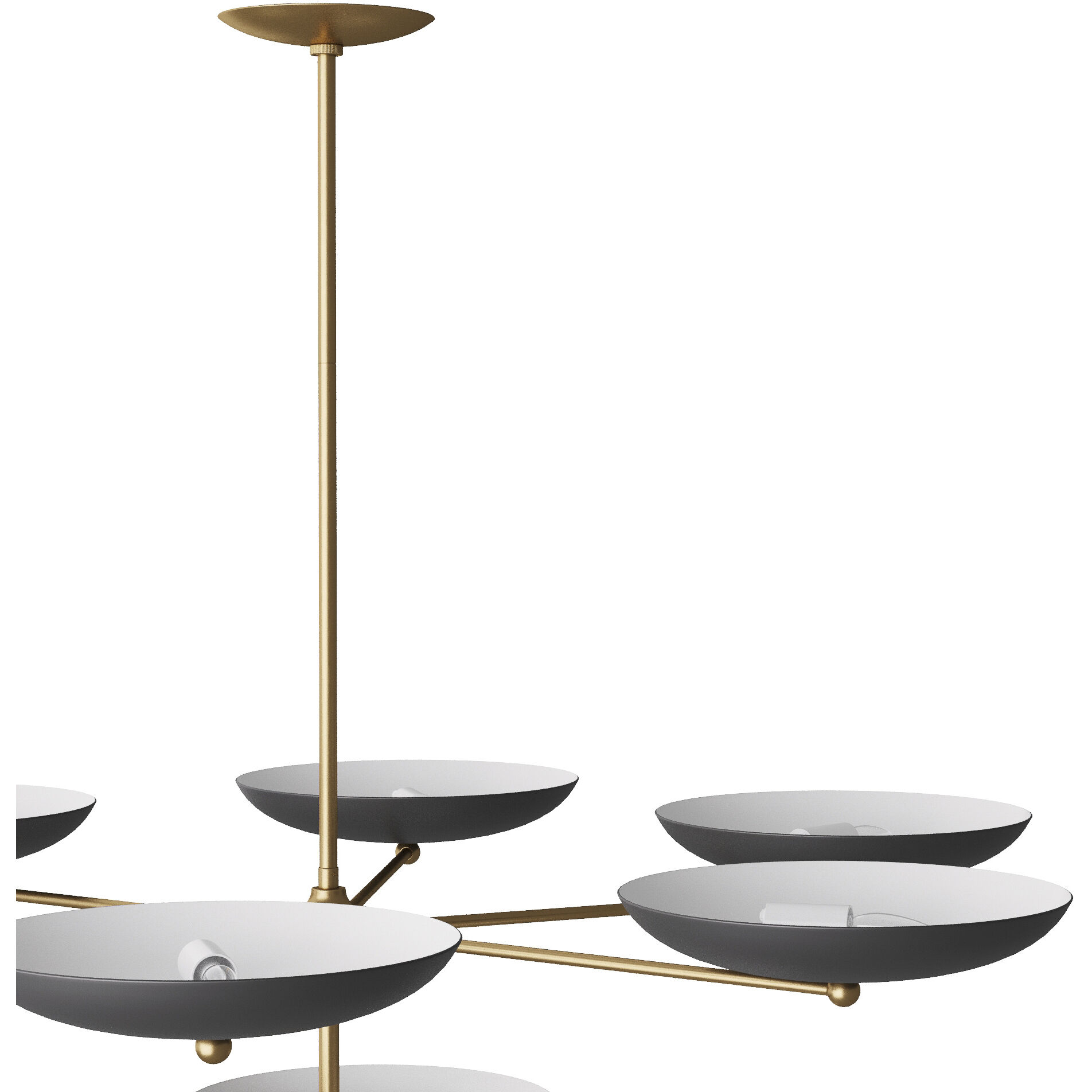 Griffith 9 Light 52 inch Bronze Two Tiered Chandelier Ceiling Light