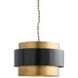 Nolan Antique Brass Pendant Ceiling Light