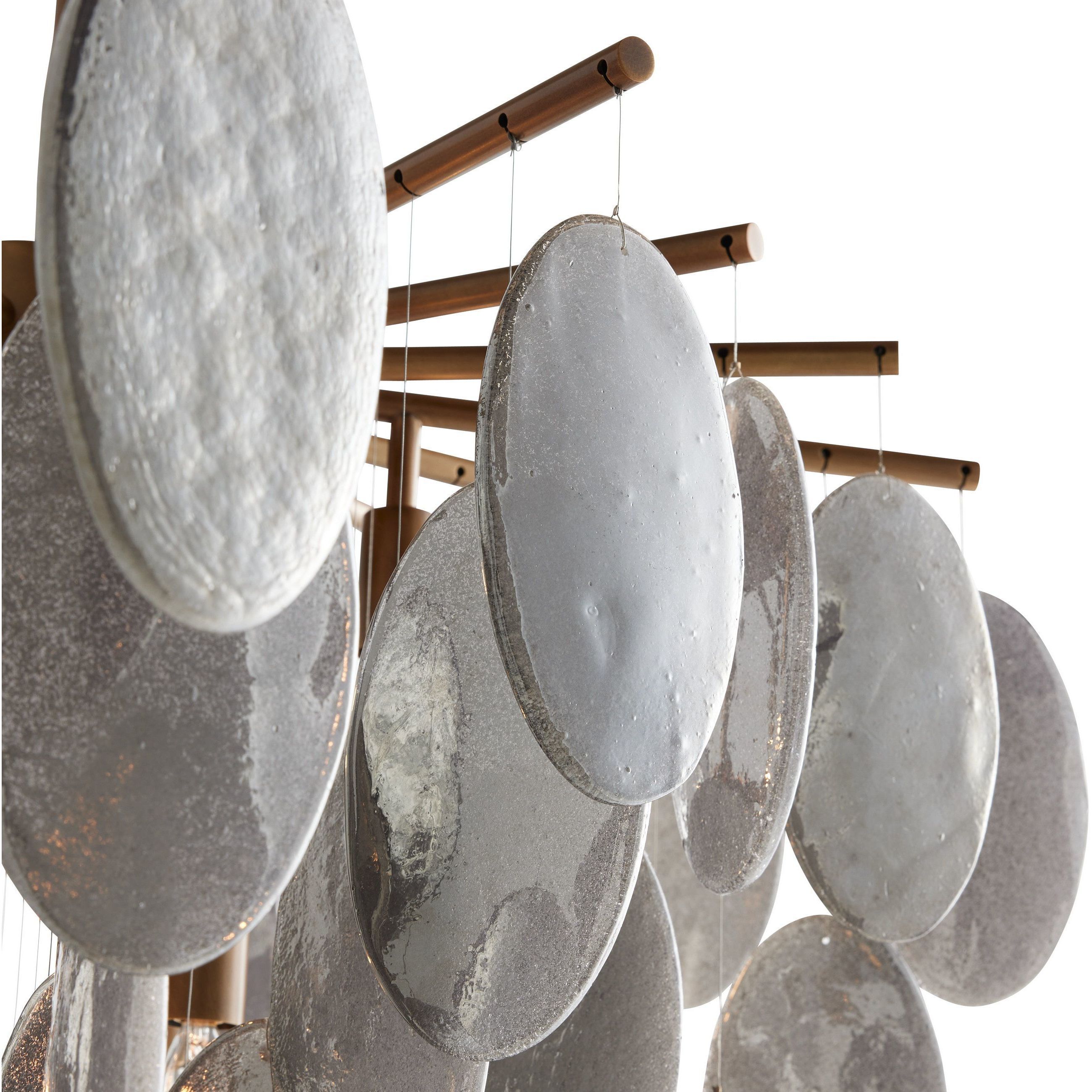 Tiffany 8 Light 42 inch Antique Brass Chandelier Ceiling Light