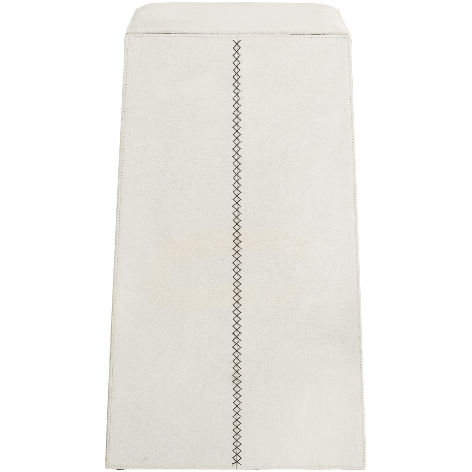 Cowan 30.5 inch White and Antique Brass Bar Stool