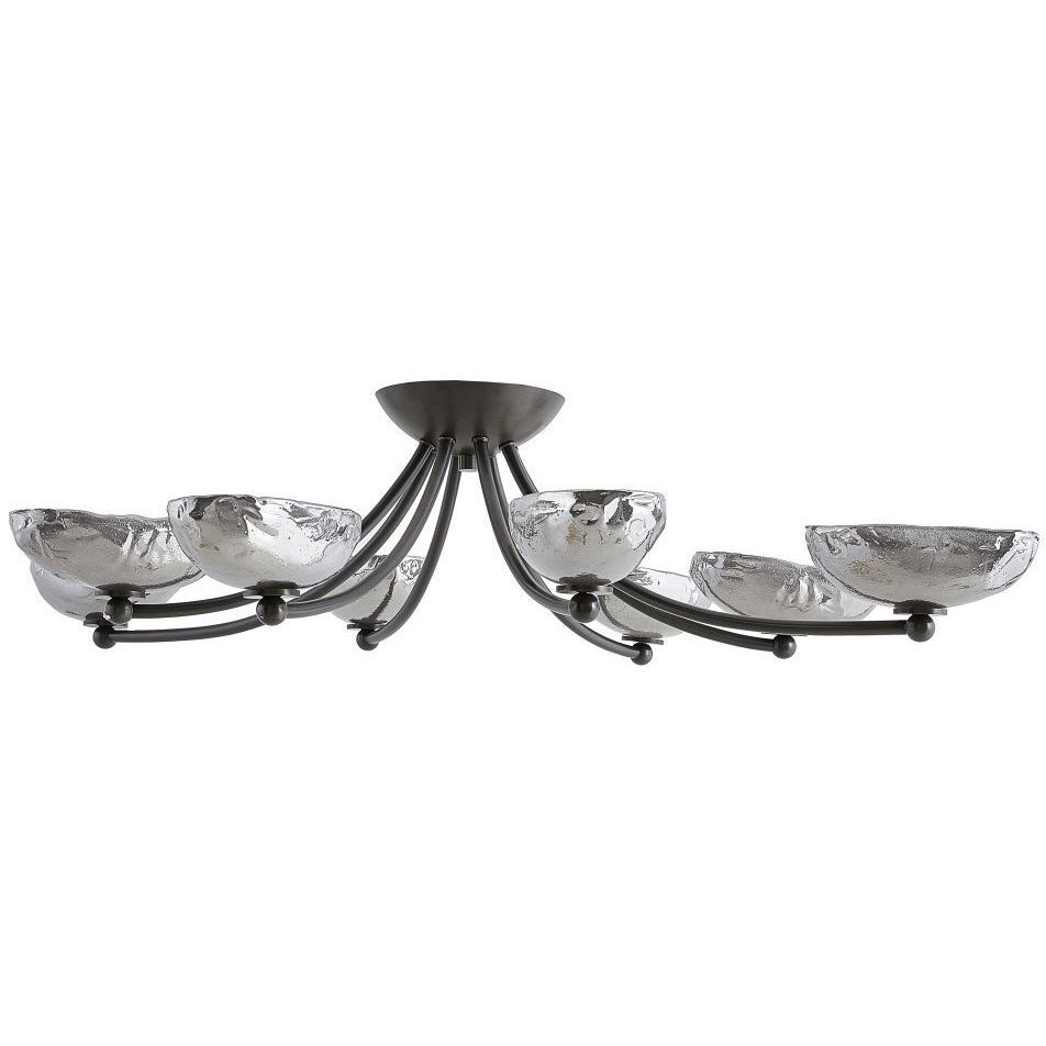 Zamora 42.5 inch English Bronze Flush Mount Ceiling Light