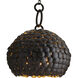 Ramya 3 Light 30 inch Black and Natural Iron Pendant Ceiling Light