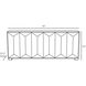 Sapphire 34 inch Chamois Gray Credenza