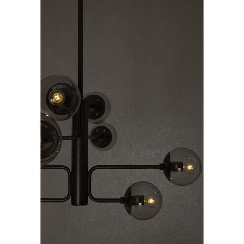 Zeki 6 Light 29 inch Antique Brass Chandelier Ceiling Light