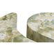 Adeline 38 X 14 inch Jade Faux Marble Coffee Tables, Set of 2