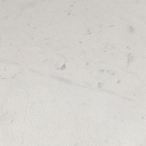 Delaney 52 X 24 inch White Marble and Umber Mango Wood Coffee Table
