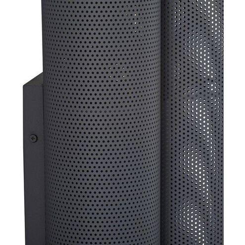 Punch 2 Light 48.5 inch Marine Grade Aged Graphite Outdoor Sconce, Oversized