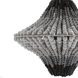 Paradisa 3 Light 30 inch Black and Gray Ombre with Bronze Chandelier Ceiling Light