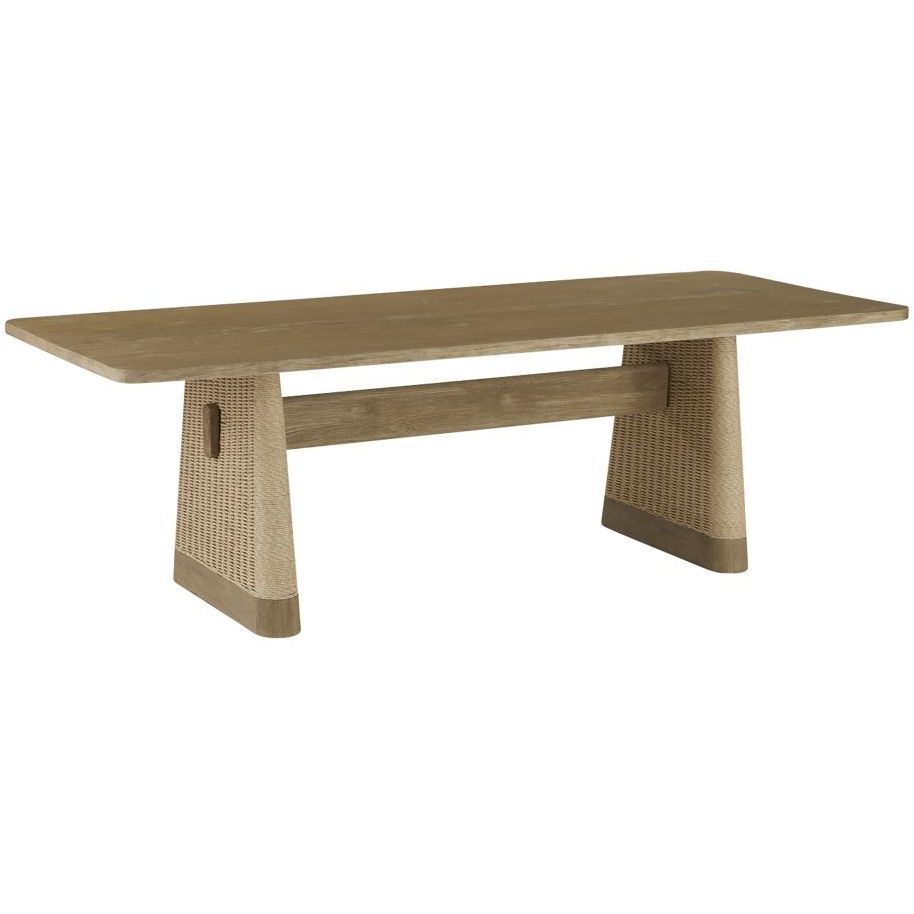 Delrio 96 X 30 inch Honey Outdoor Dining Table