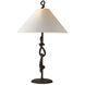 Dutton 150.00 watt Blackened Iron Table Lamp Portable Light