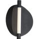 Luna 3 Light 8 inch Bronze and Matte Black ADA Sconce Wall Light