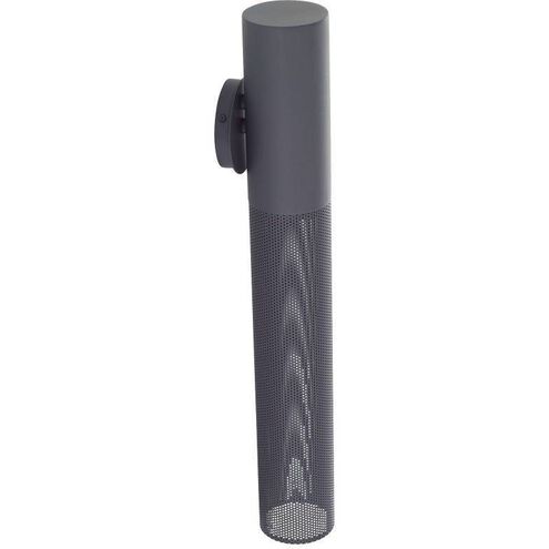 Punch 1 Light 30 inch Marine Grade Aged Graphite Outdoor Sconce, Large