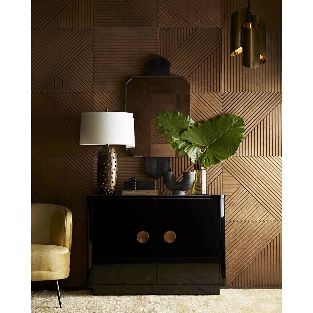 Damien Matte Charcoal Vase