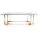 Corset 54 X 18 inch Clear Cocktail Table
