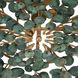 Bilal 3 Light 38 inch Eucalyptus Coconut Shell and Antique Brass Flush Mount Ceiling Light