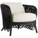 Strata White Lounge Chair
