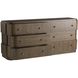 Jacques Brindle and Natural Faux Horn with Bronze Chest