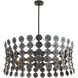 Imperia 6 Light 36 inch Burnt Iron Chandelier Ceiling Light