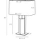 Zory 30 inch 150 watt Charcoal Lamp Portable Light