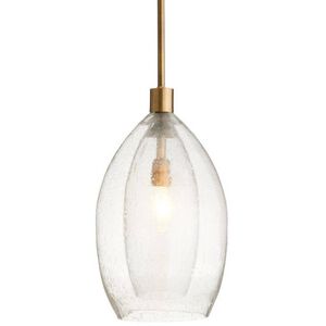 Hilary 1 Light 11 inch Vintage Brass Pendant Ceiling Light