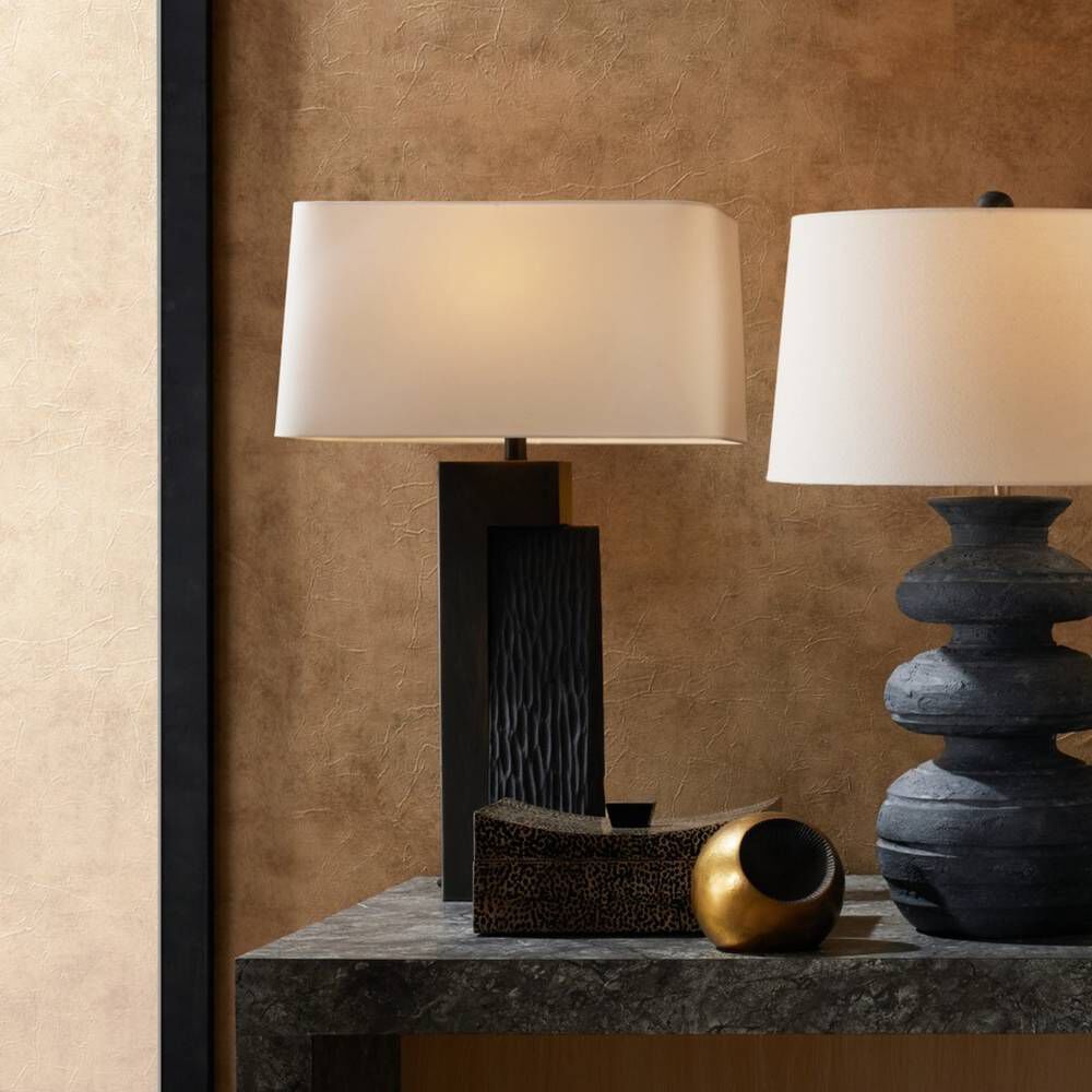 Briarwood 32 inch 150 watt Charcoal Lamp Portable Light