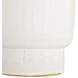 Quinn 30 inch Bronze and Rose Glaze Table Lamp Portable Light