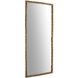 Hawkins 81 X 38.5 inch Antique Brass Floor Mirror