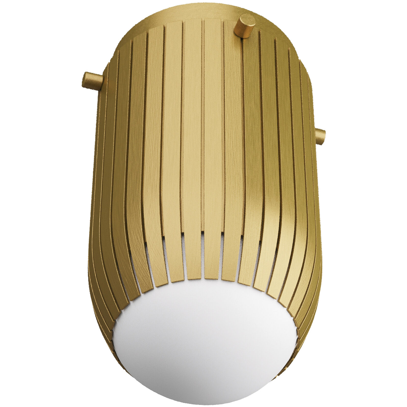 York 1 Light 5.5 inch Antique Brass Flush Mount Ceiling Light