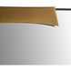 Kris 78 X 26.5 inch Blackened Iron and Antique Brass Full Length Mirror