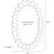 Cicada 40 X 27 inch Sandblasted Whitewash Mirror