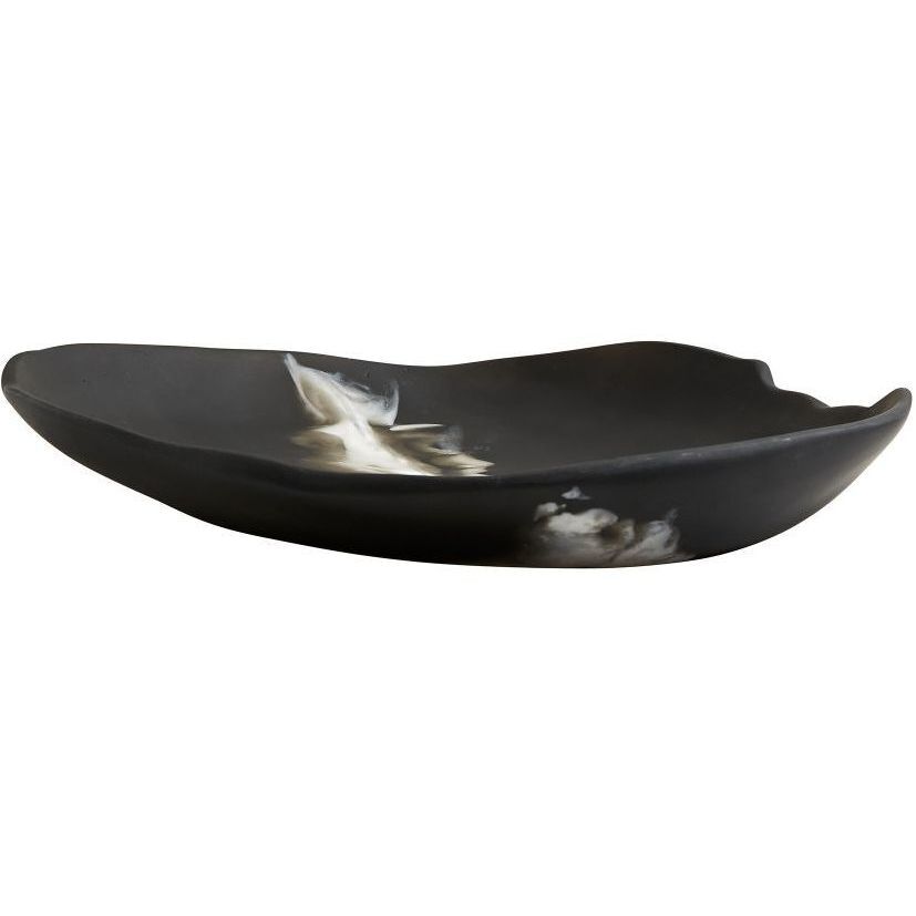 Hollie Black & White Trays, Set of 2