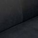 Huxley Noir Leather and White Oyster Sofa