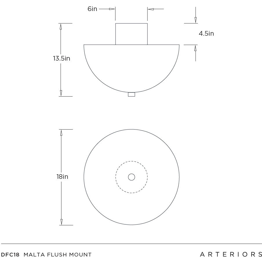 Malta 3 Light 18 inch Light Stonewash Semi Flush Mount Ceiling Light