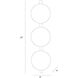 Diesel 6 Light 9 inch Antique Brass/Natural Iron Sconce Wall Light, Round