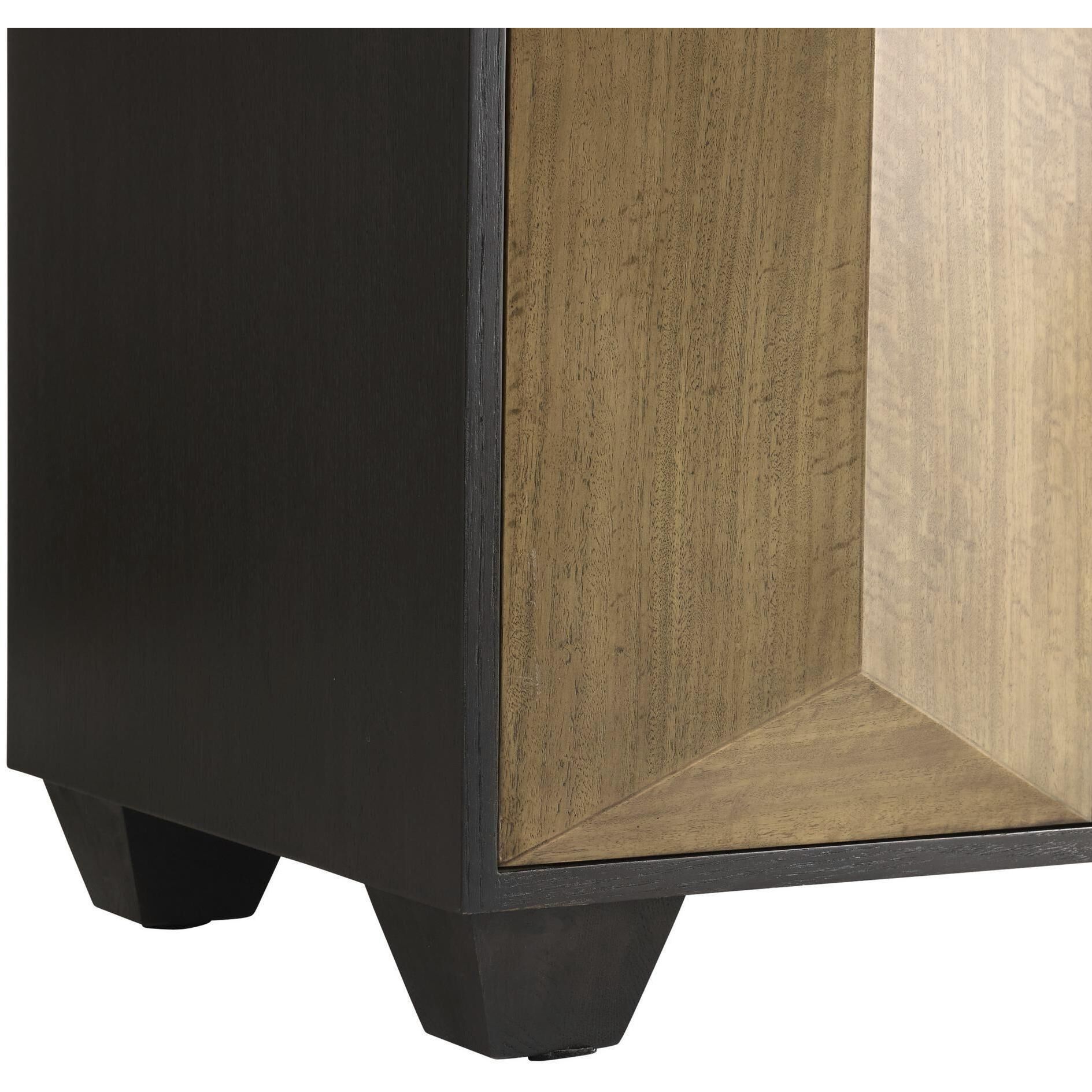 Sapphire 34 inch Chamois Gray Credenza