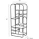 Meson 81 X 35 inch Hammered Natural Iron Etagere