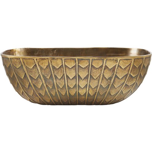 Ezekial Antique Brass Centerpiece