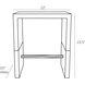 Lyle 24 X 22 inch Blonde End Table