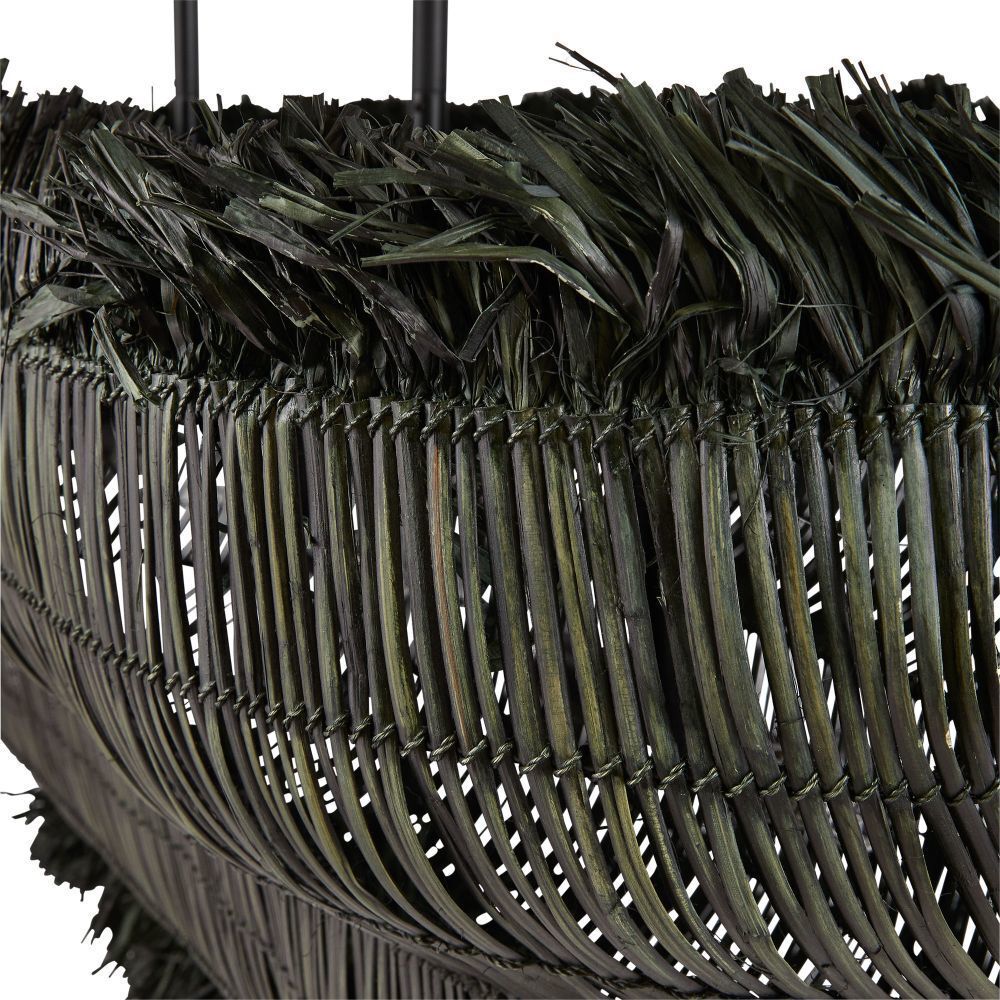 Yessika 62 X 27 inch Dark Gray Stained Linear Chandelier Ceiling Light