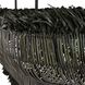 Yessika 62 X 27 inch Dark Gray Stained Linear Chandelier Ceiling Light