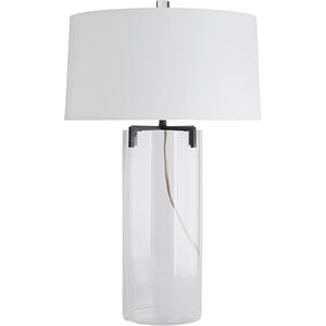Dale 31 inch 100.00 watt Clear/Bronze Table Lamp Portable Light