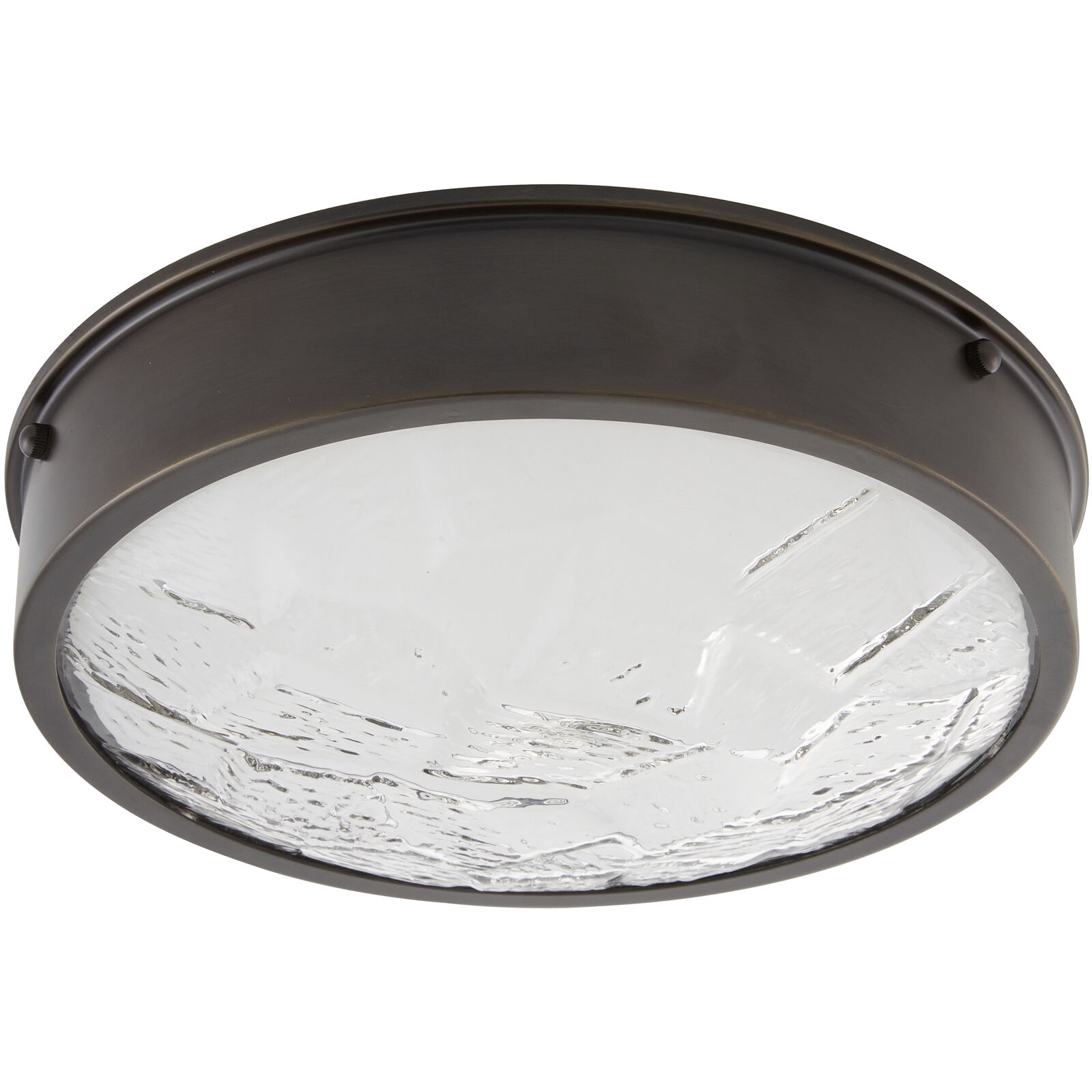 Pietro 1 Light 12.5 inch English Bronze Flush Mount Ceiling Light