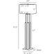 Beaux Black Floor Lamp Portable Light