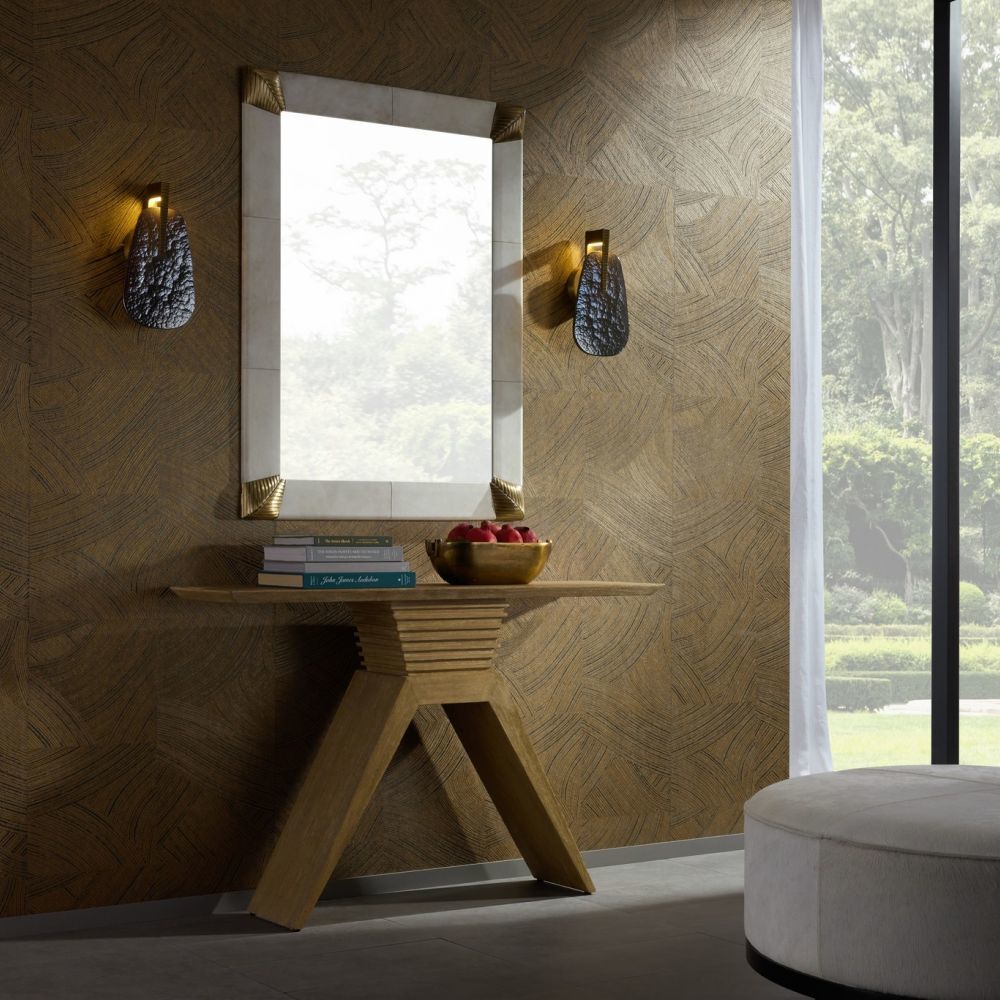 Barron Cerused Natural Console Table