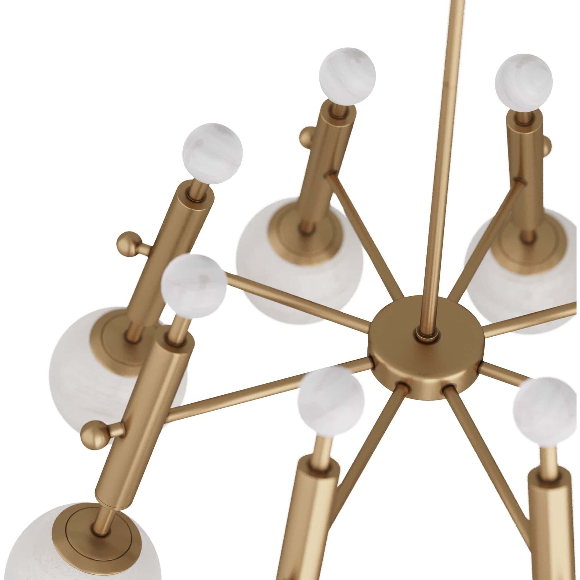 Verona 8 Light 36 inch Antique Brass Chandelier Ceiling Light