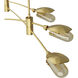 Ximena 6 Light 64 inch Antique Brass Chandelier Ceiling Light