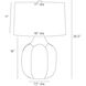 Fig 26.5 inch 150.00 watt Icy Morn and Polished Nickel Lamp Portable Light